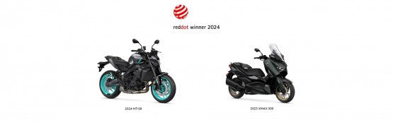 Yamaha Motor Receives 2024 Red Dot Award for MT-09 and XMAX 300